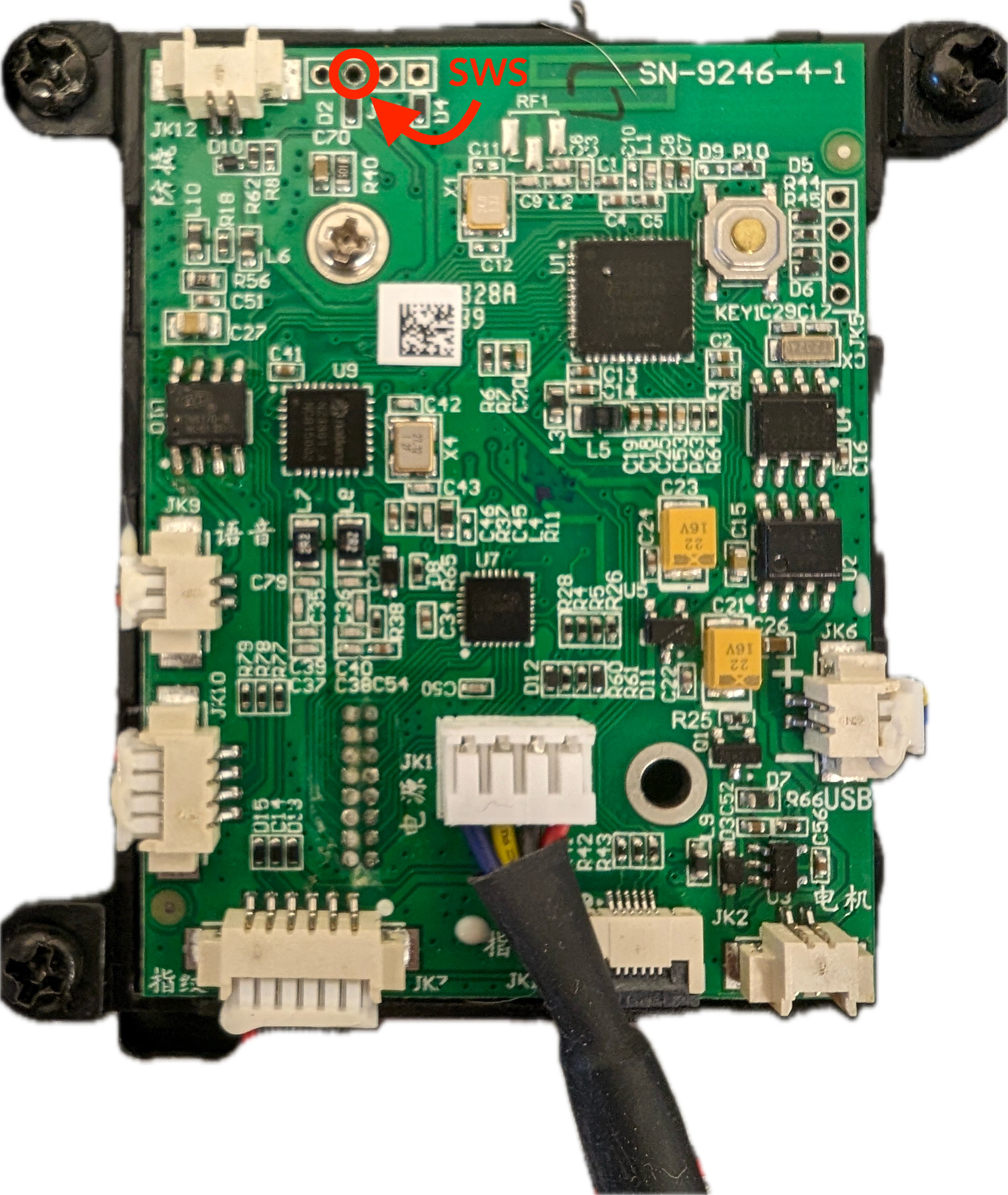 Mainboard of the outside side unit