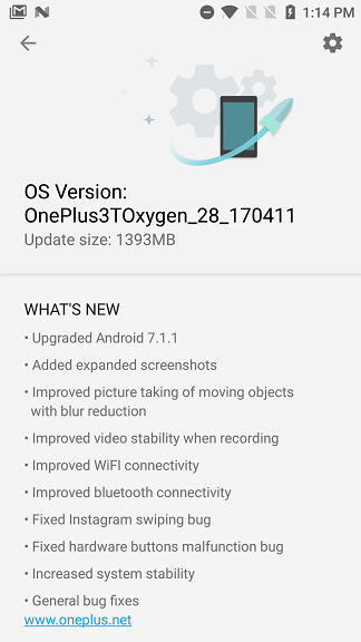 OnePlus OTA Update